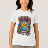Terug naar school 2025 - Motivatie en grappige stu Tri-Blend Shirt (Voorkant)