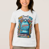Terug naar school 2025 - Motivatie en grappige stu Tri-Blend Shirt (Voorkant)