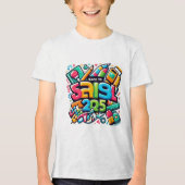 Terug naar school 2025 T-shirt - grappige eerste d (Voorkant)