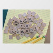 Terug naar School 2 Window Cling Raamsticker (Vel)