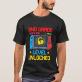 Terug naar school 2de graad Open Video Game T-shirt (Voorkant)