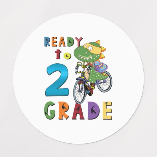 Terug naar school, 2e graad labels (Design 1)