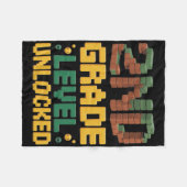 Terug naar school 2e klas jongens gamer eerste dag fleece deken (Voorkant (Horizontaal))