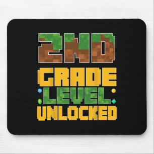 Terug naar school 2e klas jongens gamer eerste dag muismat