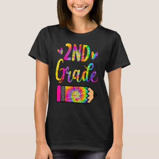 Terug naar school 2e klas stropdas Dye Pencil Kind T-shirt