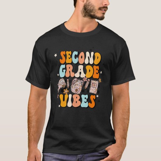 Terug naar school 2e klas t-shirt (Voorkant)