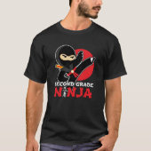 Terug naar school - 2e klas - tweede klas Ninja T-shirt (Voorkant)