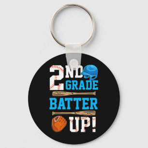 Terug naar school 2e leerjaar Batter Up Honkbal Ee Sleutelhanger