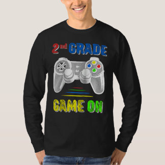 Terug naar school 2e tweede klas gamer videospel t-shirt
