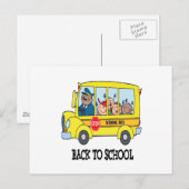 Terug naar school 3 briefkaart (Voorkant / Achterkant)