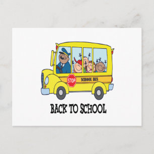 Terug naar school 3 briefkaart