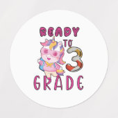 Terug naar school, 3e graad labels (Design 1)