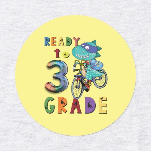 Terug naar school, 3e graad labels (Design 1)