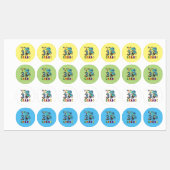 Terug naar school, 3e graad labels (Vel)