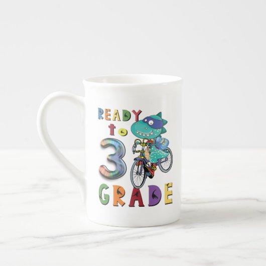 Terug naar school, 3e graad porselein kop (Links)