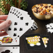 Terug naar school 3e graad Vibes Shirt Eerste dag Pokerkaarten (Insitu)