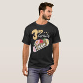 Terug naar school 3e klas Team Pencil Leopard T-shirt (Voorkant volledig)