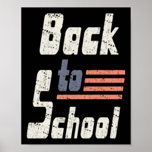 Terug naar school 4 poster