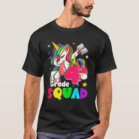 Terug naar school 4e graad t-shirt (Voorkant)