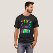 Terug naar school 4e klas leraar Tie Dye T-shirt (Voorkant volledig)