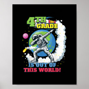 Terug naar school 4e klas ruimte uit deze wereld poster