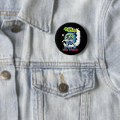 Terug naar school 4e klas ruimte uit deze wereld ronde button 5,7 cm (In situ)