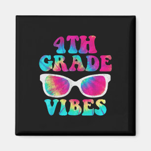 Terug naar school 4e klas vibes shirt eerste dag t magneet
