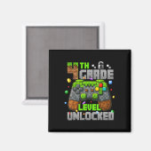 Terug naar school 4e leerjaar ontgrendeld gamer ki magneet (Voorkant / Achterkant)