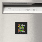 Terug naar school 4e leerjaar ontgrendeld gamer ki magneet (Insitu (Vaatwasser))