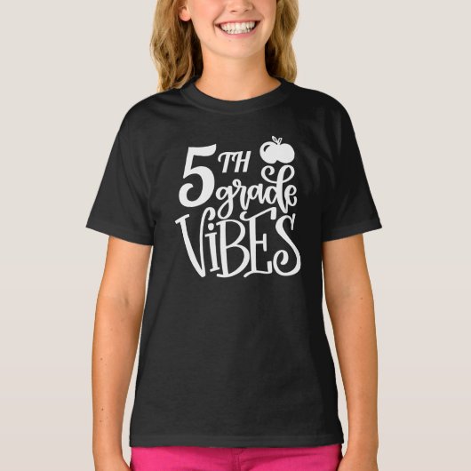 Terug naar School 5e graad Vibes T-shirt (Voorkant)