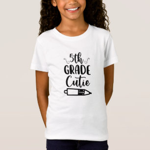 Terug naar school 5e klas cutie t-shirt