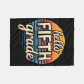 Terug naar school 5e klas outfit  fleece deken (Voorkant (Horizontaal))