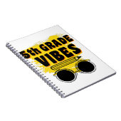 Terug naar school 5e klas vibes shirt eerste dag k notitieboek (Rechterzijde)