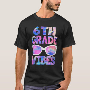 Terug naar school 6e graad Vibes eerste dag leraar T-shirt