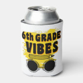 Terug naar school 6e graad Vibes Shirt Eerste dag  Blikjeskoeler (Blikje Voorkant)