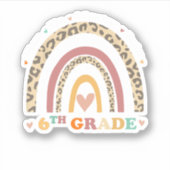 Terug naar school 6e graad waar het avontuur begin sticker (Voorkant)