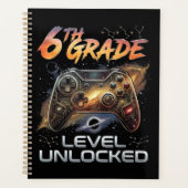 Terug naar school 6e klas gamer eerste schooldag planner (Voorkant)