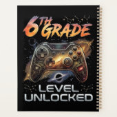 Terug naar school 6e klas gamer eerste schooldag planner (Achterkant)