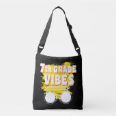 Terug naar school 7e graad Vibes Shirt Eerste dag  Crossbody Tas (Voorkant)