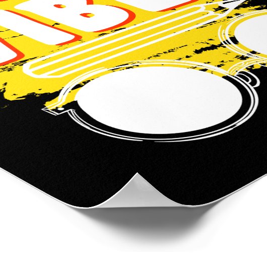 Terug naar school 7e graad Vibes Shirt Eerste dag  Poster (Hoek)