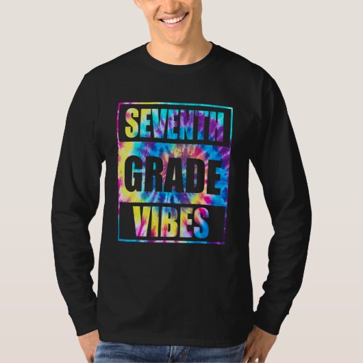 Terug naar school 7e klas Vibes First Day Docer K T-shirt (Voorkant)