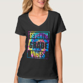 Terug naar school 7e klas Vibes First Day Docer K T-shirt (Voorkant)