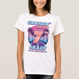 Terug naar school 7e meiden (grotere maten) t-shirt