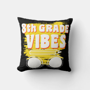 Terug naar school 8e klas vibes shirt eerste dag k kussen