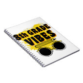 Terug naar school 8e klas vibes shirt eerste dag k notitieboek (Rechterzijde)