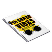 Terug naar school 9e klas sfeer shirt eerste dag k notitieboek (Rechterzijde)