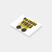 Terug naar school 9e klas vibes shirt eerste dag k post-it® notes (Schuin)