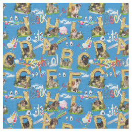 Terug naar school ABC Fabric Stof