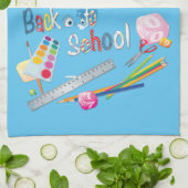 Terug naar school ABC Fabric Tea Towels Theedoek (Gevouwen)