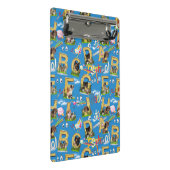 Terug naar School ABC Herhaal ontwerp Mini Klembord (Schuin)